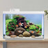 AWERT 36x24 inches Wood Aquarium Seaweed Aquarium Background River Bed & Lake Fish Tank Background Seagrass Aquarium Vinyl Background...