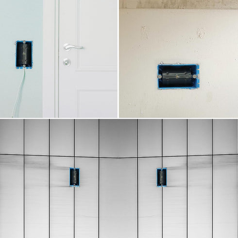 Outlet Marker for Drywall Installation Easy Drywall Marking Tool for Electrical Outlets Electric Wire Protection Made with Strong ABS Plastic No M...