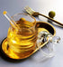 Lawei Glass Honey Jar with Dipper and Lid, 10 OZ Heat-Resistant Bee Hives Honey Pot, Clear Glass Honey Container for Store Honey and Syrup, Home a...