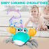 Crawling Crab Baby Toys, Tummy Time Toy Gifts 3 4 5 6 7 8 9 10 11 12 Babies, Automatic Obstacle Avoidance Toddler Interactive Toy with Music Sound...