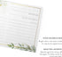 Dashleigh Farmhouse Greenery Recipe Cards with Gold Foil - 48 Double Sided 4x6 Cards - Sage Green Rustic Kitchen & Bridal Shower Gift...