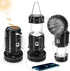2024 Upgrade Solar Powered Camping Lantern with Fan - Stay cool and well-lit during outdoor adventures with This versatile lantern featuring a bui...