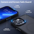 Cell Phone Case for iPhone 12/12 Pro, Strong Magnetic Clear Case with 10Ft Military-Grade Protection, Compatible with MagSafe, Shockproof, Slim Th...
