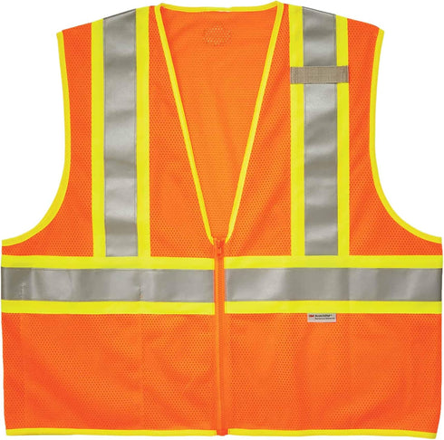 Ergodyne - 21317 GloWear 8230Z ANSI Two-Tone High Visibility Orange Reflective Safety Vest, 2XL/3XL...