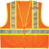 Ergodyne - 21317 GloWear 8230Z ANSI Two-Tone High Visibility Orange Reflective Safety Vest, 2XL/3XL...