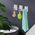 Self Adhesive Hooks Heavy Duty, Large Stainless Steel Towel Hooks, No Drill Sticky Hooks, Long Stick on Shower Wall Hooks for Hanging Hat Coat Key...