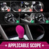 2 PCS Car Gear Shift Head Cover, Comfortable Handle Handbrake Shifter Cover, Anti-Slip Auto Knob Gear Stick Protector, Replacement Decorative Acce...