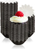 200 PCS Cupcake Liners TIE-DailyNec Flared Muffin Baking Cups Holder Greaseproof Coated Cake Cups, Food Grade Safe Brioche Wrappers for Birthday P...