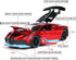 1:32 Bugatti Divo zinc Alloy Pull Back Car Diecast Electronic Toys with Lights and Music,Decorative,Mini Vehicles Toys for Kids,Boyfriend,Young Pe...