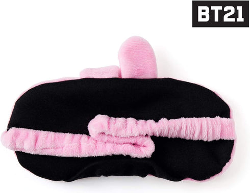 BT21 LINE FRIENDS COOKY Sleep Mask, Eye Cover Blindfold for Sleeping, Pink, One Size...