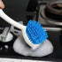 Dish Brush Set of 3 with Water Bottle Brush, Dish Scrub Brush and Scrubber Brush - Kitchen Scrub Brushes, Non Slip Long Handle for Cleaning Cleane...
