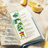 ORIGACH 6 Set Green Plants Cross Stitch Bookmark Kit for Beginner with Backing Felt Floss Instructions DIY Stamped Embroidery Bookmark Kit for Adu...
