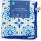 Core Home Reusable Machine Washable Pack of 5 Cobalt Blue 12.5 x 12 Polyester Cleaning Dish Towel Hand Cloth, Tiled Snowflake...