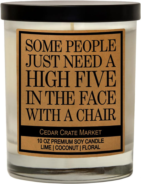 Cedar Crate Market - Coworker Gifts for Women - Cool Birthday Gifts for Women Friendship, Best Friend, Sister, Funny Scented Candle for Her, Him, ...