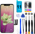 Brinonac for iPhone 11 LCD Screen Replacement Kit,6.1 inch 3D Touch Screen Display Digitizer Frame Assembly Set with Repair Tools,Adhesive and Tem...