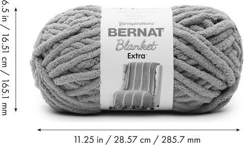 Bernat Blanket Extra Chunky Chenile Acrylic Yarn - 2 Pack...