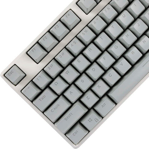 104 Key SA Profile ANSI ISO Double Shot Shine Through Ball Shape Keycaps Suitable for Standard MX 104 87 61 Keyboard (Light Gray)...