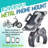 CAW.CAR Accessories Metal Bike & Motorcycle Phone Mount - The Only Unbreakable Handlebar Holder for iPhone, Samsung or Any Other Smartphone. +100 ...
