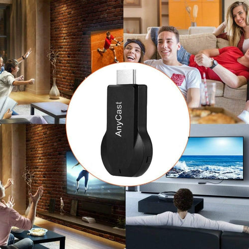 Anycast Plus HD Wireless Display Receiver, SmartSee Airplay MiraCast Adapter DLNA Streaming Stick Cast iOS Mac Android Phone Screen to HD TV Thank...