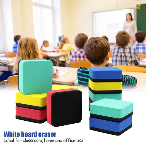 Dry Erase Eraser,24 Pack Magnetic Whiteboard Erasers,Small Dry Erase Board Erasers for Classroom, Home, and Office (24)...