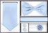 TIE G 5pcs Tie Set in WHITE OR BLACK GIFT BOX: Solid Color Necktie, Satin Bow Tie, Pocket Square, Lapel, Cuff Links...
