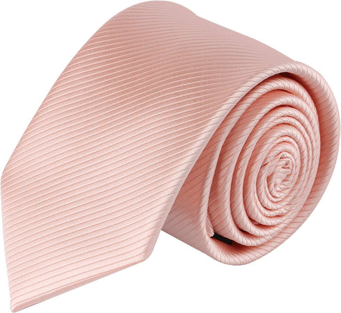 Jacob Alexander Men's Tone on Tone Corded Slim Neck Tie...