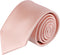 Jacob Alexander Men's Tone on Tone Corded Slim Neck Tie...