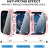 Waterproof Case 41mm for Apple Watch Series 9 8 7 with Tempered Glass Screen Protector, iWatch Full Protective Hard PC Bumper Face Cover for Men&W...