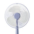 DOITOOL Standing Fan Blades 3 Leaves Plastic Fan Blades 14 Inch Clear White Replacement Leaves with Nut Cover for Table Floor Pedestal Fan...