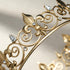 SWEETV Royal Full Round King Crown Crystal Tiara for Men Party Hats Costume Accessories...