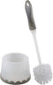 Bath Bliss Deluxe Toilet Bowl Brush and Stand | Dimensions: 5.37” Rd x 15” | 360 Brush Head | Bathroom Cleaning | Contemporary Design | Open Holde...
