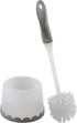 Bath Bliss Deluxe Toilet Bowl Brush and Stand | Dimensions: 5.37” Rd x 15” | 360 Brush Head | Bathroom Cleaning | Contemporary Design | Open Holde...