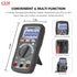 CEM DT-913T Digital Multimeter TRMS 4000 Counts Voltmeter Auto-Ranging Fast Accurately Measures LCD display Voltage Current Amp Resistance Diodes ...