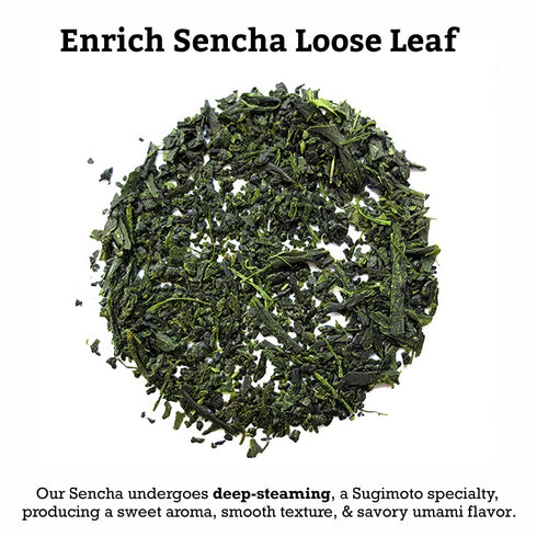 SUGIMOTO TEA Japanese Sencha Green Tea Loose Leaf 3.5 oz (100 g) Pack of 1...