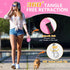 Retractable Dog Leash, 16ft Dog Walking Leash for Small Dogs up to 77lbs, Non-Slip Handle - Pink...