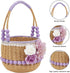 ORIGACH 102 Pcs DIY Macrame Basket Kit Cotton Rope Basket Weaving Kits for Beginners with Video Tutorials Storage Basket with Handles for Picnic H...