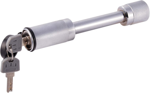 MaxxHaul 70050 Trailer Hitch Lock - Heavy Duty 5/8"- Hitch Locking Receiver Pin With 2 Keys, Chrome...