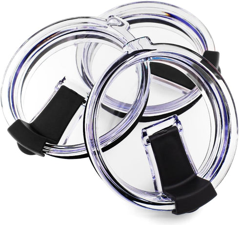 30 oz Tumbler Lids, Fits for YETI Rambler, Ozark Trail, Old Style Rtic(Launched before 2016) and More, SENHAI 3 Pack Spill-proof Splash Resistant ...