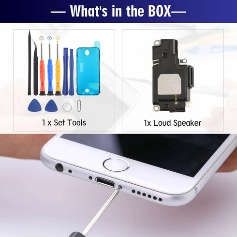 YWLRONG for iPhone 12 Pro Max Loud Speaker Replacement for iPhone 12 Pro Max Loudspeaker 12 Pro Max Ringer Speaker Buzzer Assembly withTools...