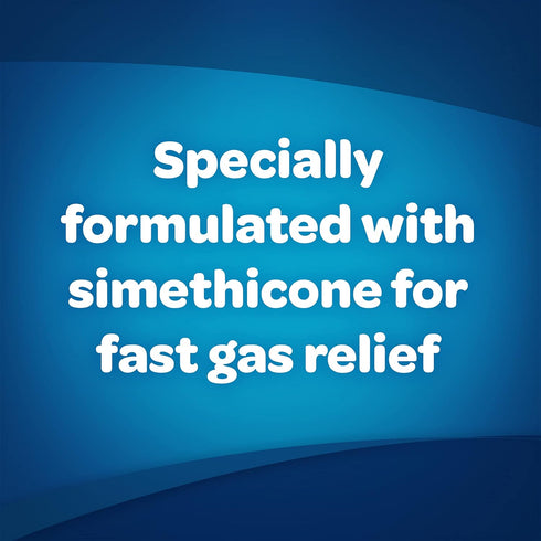 Gas-X Extra Strength Chewable Gas Relief Tablets with Simethicone 125 mg, Peppermint Creme - 18 Count...