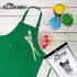 Kids Apron and Chef Hat Set, Children's Adjustable Bib Apron with 2 Pockets. Cute Boys Girls Kitchen Apron for Cooking, Baking, Painting, Training...