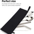 Aosbos Chopstick Carrying Case without Chopsticks, Reusable Chopsticks Bag, Chopsticks Sleeve, Travel Utensil Set Pouch for Metal, Bamboo, Stainle...