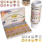 Spacer Beads Kit for Bracelet Making, 3000 Assorted Round Hearts and Stars Gold Tones and Silver Beads for Bracelet Jewelry Making Set for Teen Gi...