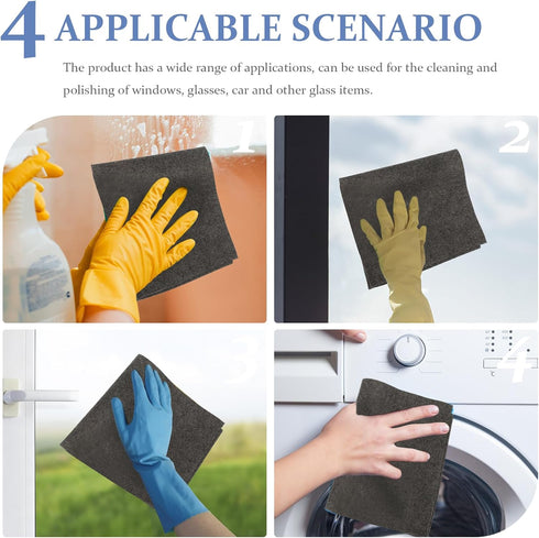 Gatuida 6 Pcs Clean Dry Rag Disposable Rags Lens Cleaning Cloth Rags Cotton Cleaning Hair Towel Dish Cloth Dish Towels Fiber Absorb Water Dry Wipe...