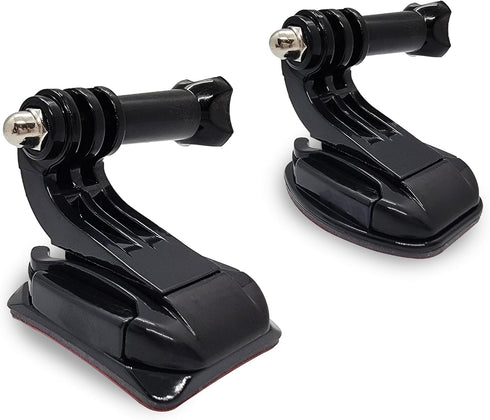 JINGXIN Helmet Mounts for GoPro,Flat Curved Helmet Adhesive Sticky Mounting with J Hook Buckle Clip Attachment Accessories,Compatible with GoPro H...