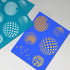 OLYCRAFT 4x5 Inch Silk Screen for Polymer Clay Disco Ball Clay Stencils Reusable Star Stencil Silk Screen Printing Stencils Non-Adhesive Mesh Tran...