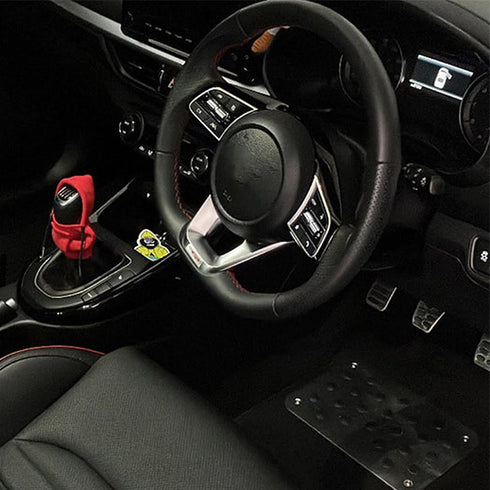 Gear Shift Knob Cover, Universal Car Interior Accessories, 4.8 Inch Funny Hoodie for Gearshift, Car Shifter Stick Protector Decoration (Black/Whit...