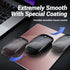 HONKID Metal Aluminum Mouse Pad Pink, Office and Gaming Thin Hard Mouse Mat Double Sided Waterproof Fast and Accurate Control Mousepad for Laptop,...