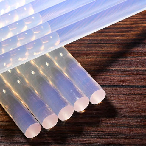 50 PCS Mini Round Hot Glue Sticks?8 x 0.28-Inch Glue Gun Sticks?Clear, Compatible with Most Glue Guns?for Low, High and Dual Temperature Glue Guns...