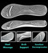 High Heel Inserts Gel Cushion Pads for Women, 3/4 Length Invisible Shoe Insoles with Arch Support, Pain Relief Anti-Slip Comfortable Metatarsal Pa...